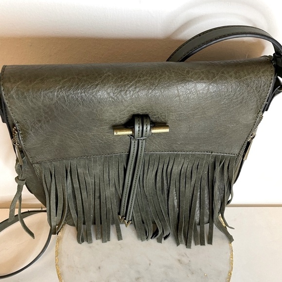 SIMPLY NOELLE Fringe Leather Satchel - Picture 8 of 12